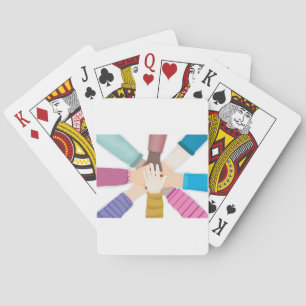 Kids Hands Playing Cards