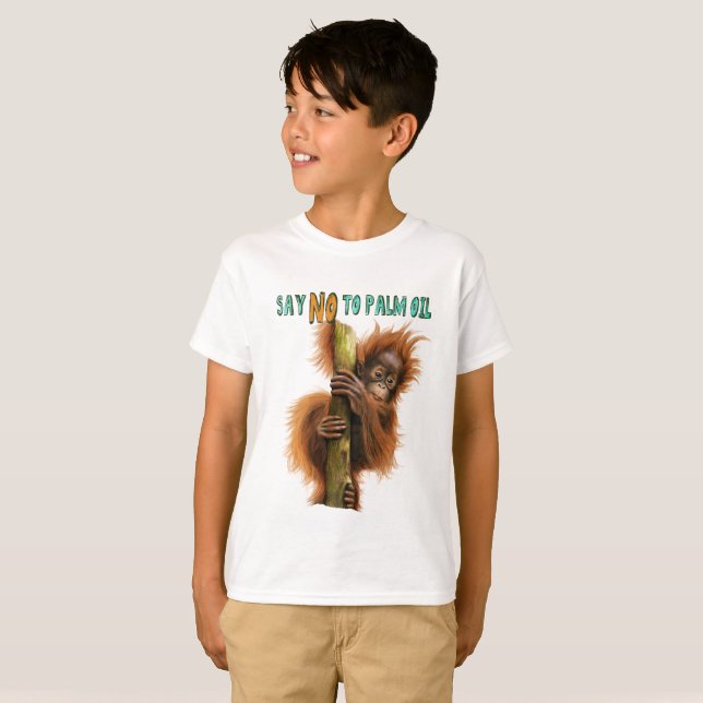 Kids' Hanes Tagless Orangutan T-shirt (Front Full)