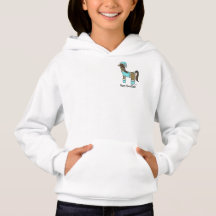 Kid's Hanukkah Kayla Horse Hooded Sweatshirt