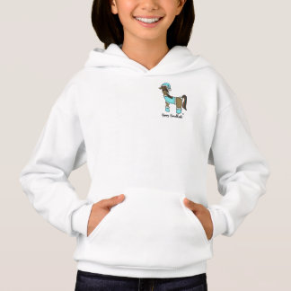 Kid's Hanukkah Kayla Horse Hooded Sweatshirt
