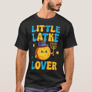 Kids Hanukkah Latke Little Latke Lover Jewish Meno T-Shirt