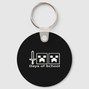 Kids Happy 100 Days of School Tee for Kids Key Ring