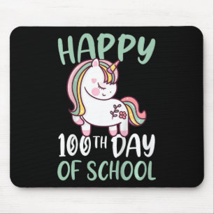 Kids Happy 100th Day Of School Girls 100 Days Of S Mouse Mat