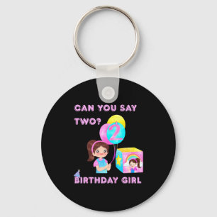 Kids Happy Birthday Key Ring