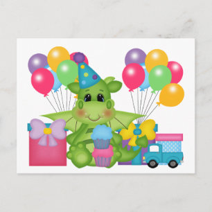 Kids Happy Birthday Postcard