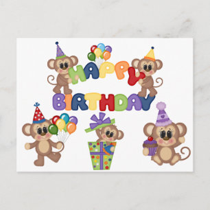 Kids Happy Birthday Postcard