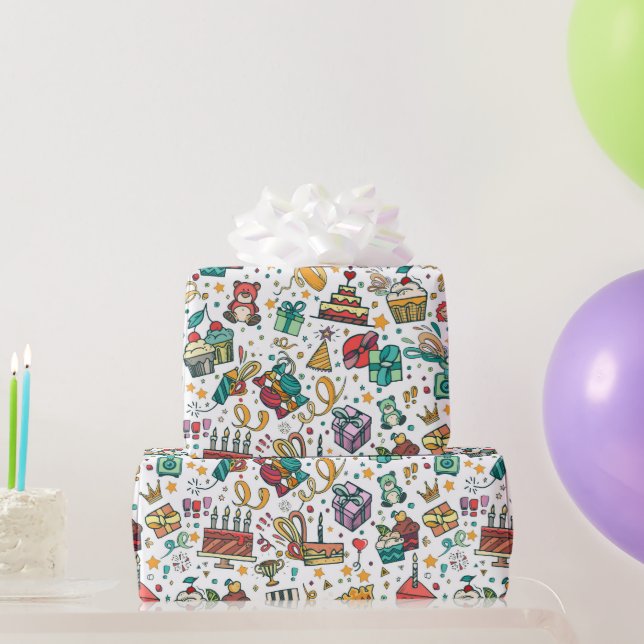 Kids Happy Birthday  Wrapping Paper (Party Gifts)