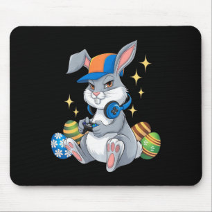 Kids Happy Easter Day Video Game Bunny Eggs Gaming Mouse Mat