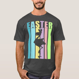 Kids Happy Easter Flamingo Bunny Ears Funny Egg Bo T-Shirt