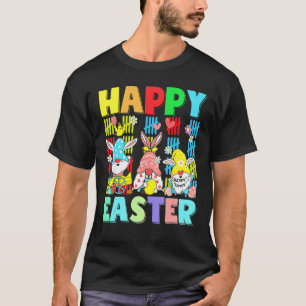 Kids Happy Easter Gnome With Bunny Ears Egg Boys G T-Shirt