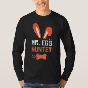 Kids Happy Easter Mr Egg Hunter Toddler And Boys E T-Shirt