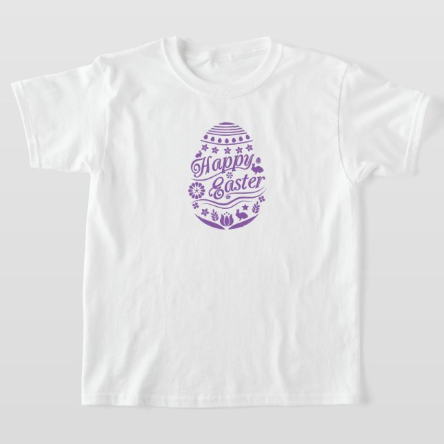 Kids Happy Easter T-Shirt (Laydown)
