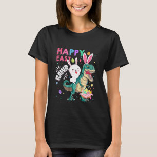 Kids Happy Eastrawr T Rex Bunny Dinosaur Easter Ki T-Shirt
