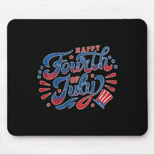 Kids Happy Independence Day 4th Of July Kids Toddl Mouse Mat