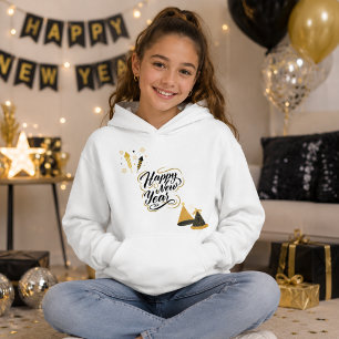Kids Happy New Year Hoodie