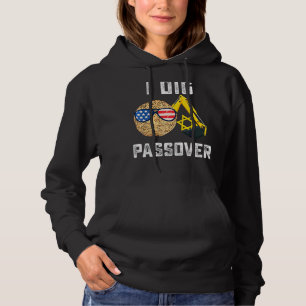 Kids Happy Passover Jewish Pesach I Dig Passover E Hoodie