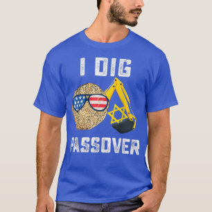 Kids Happy Passover Jewish Pesach I Dig Passover E T-Shirt