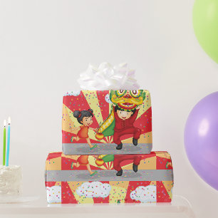 Kids Having Fun Wrapping Paper