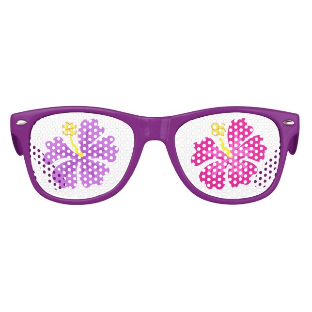 Kids Hawaiian Luau Party Guest Favour Kids Sunglasses (Front)