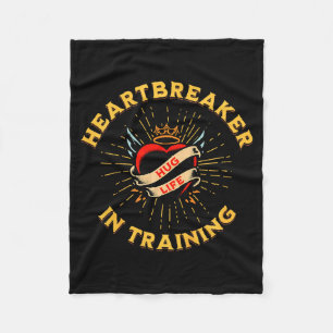 Kids Heartbreaker In Training Boy Girl Toddler Val Fleece Blanket