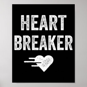 Kids Heartbreaker Toddler Boy Valentines Day Love Poster