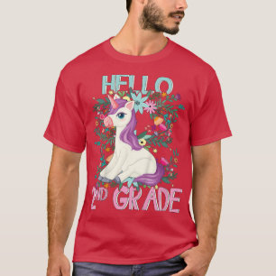 Kids Hello 2nd Grade Here I Come Back To School Un T-Shirt