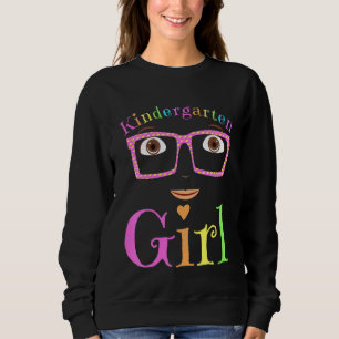 Kids Hello Kindergarten Gal Toddler Girl Back To S Sweatshirt