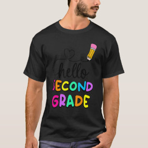 Kids Hello Second Grade Squad My First Day Of Seco T-Shirt