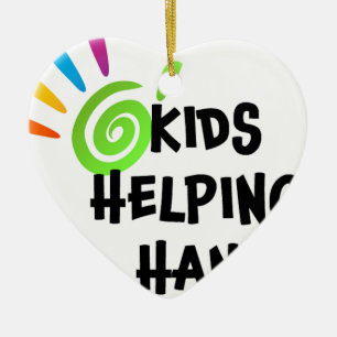 Kids Helping Hand items Ceramic Tree Decoration