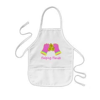 Kids Helping Hands Daylily Apron