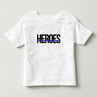 kids hero blue line toddler T-Shirt