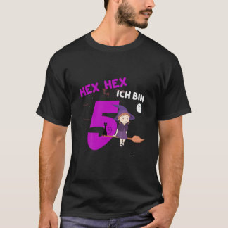 Kids HEX-HEX I'm 5 - Girl 5Th Birthday - Beautiful T-Shirt