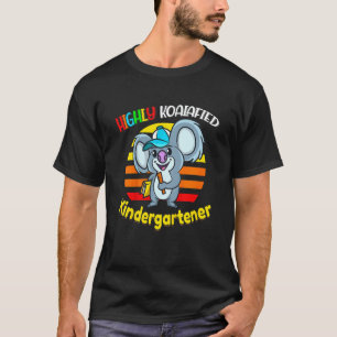 Kids Highly Koalafied Kindergartener Back To Schoo T-Shirt