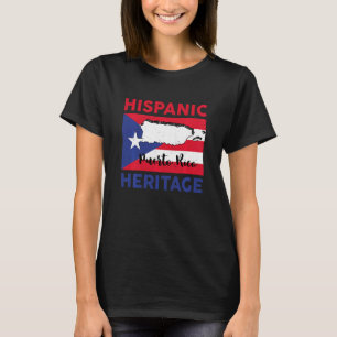 Kids Hispanic Heritage Month Boricua Puerto Rico K T-Shirt
