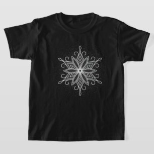 Kids Holiday Top Snowflake