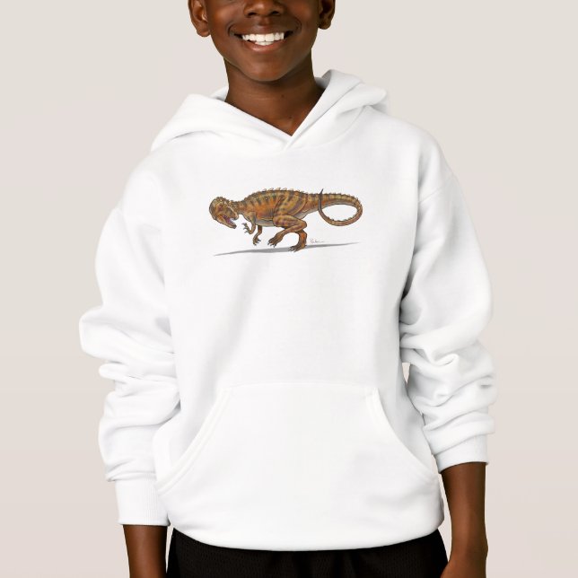 Kids Hoodie Allosaurus Dinosaur (Front)