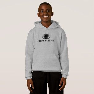 kids hoodie black logo