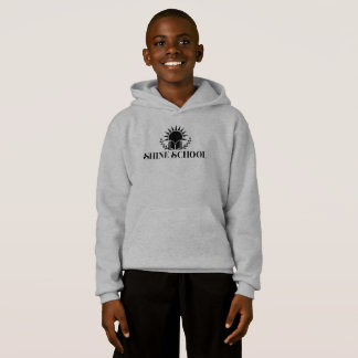 kids hoodie black logo