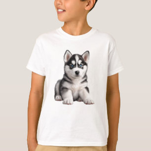 Kid's Husky Puppy T-Shirt