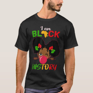 Kids I Am Black History Girl Little Melanin Prince T-Shirt