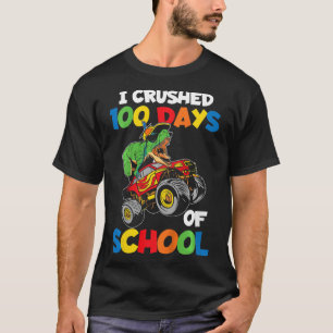 Kids I Crushed 100 Days Of School Boys 100th Day O T-Shirt