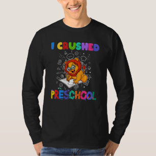 Kids I Crushed Preschool  Pre K Graduation Kinderg T-Shirt