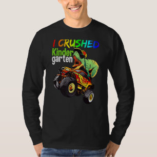 Kids I Just Crushed Kindergarten Dinosaur Trex Mon T-Shirt