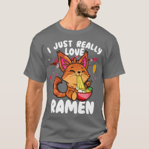 Kids I just really love ramen main coon ramen cat T-Shirt