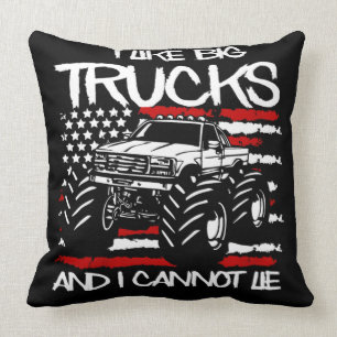 Kids I like big trucks Cushion