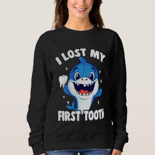 Kids I Lost My First Tooth Boys Tooth Fairy Teeth Sweatshirt