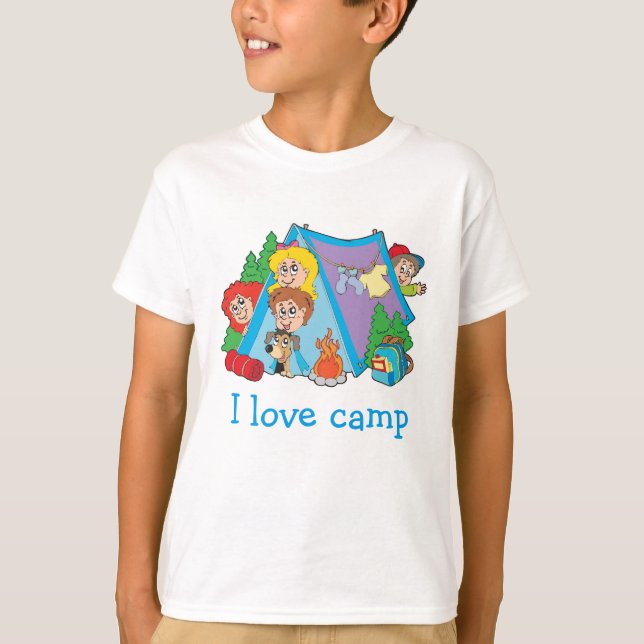 Kids I Love Camp T-Shirt (Front)