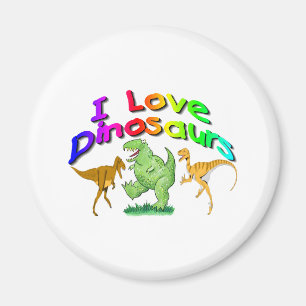 Kids "I Love Dinosaurs" gifts Magnet