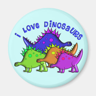 Kids "I LOVE DINOSAURS" T-Shirts and Gifts Magnet