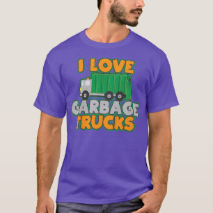 Kids I Love Garbage Day Trash Trucks Little Boys G T-Shirt